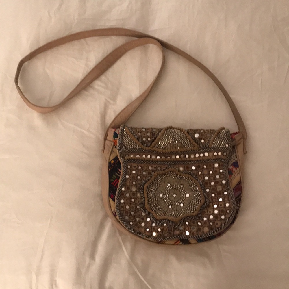 Free People Boho Leather Crossbody